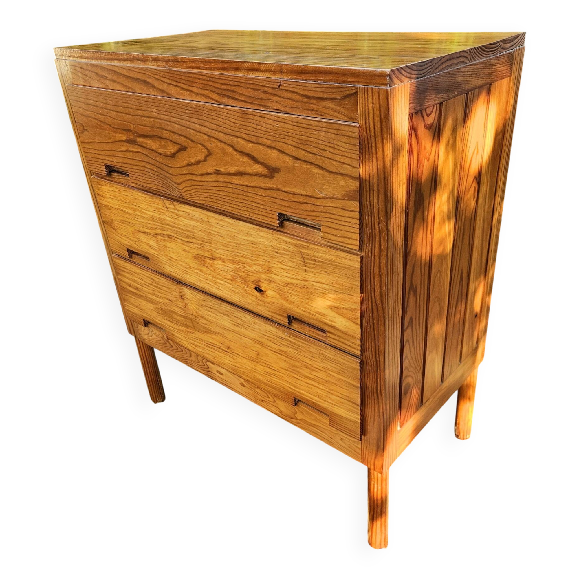 Commode en pin pierre gautier delaye modèle week-end design vintage 50