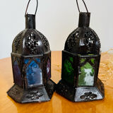 Vintage lantern style tealight holder