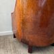 Fauteuil bergère Art Déco en loupe d’orme et velours