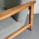 Vintage Grey Green Club Armchair