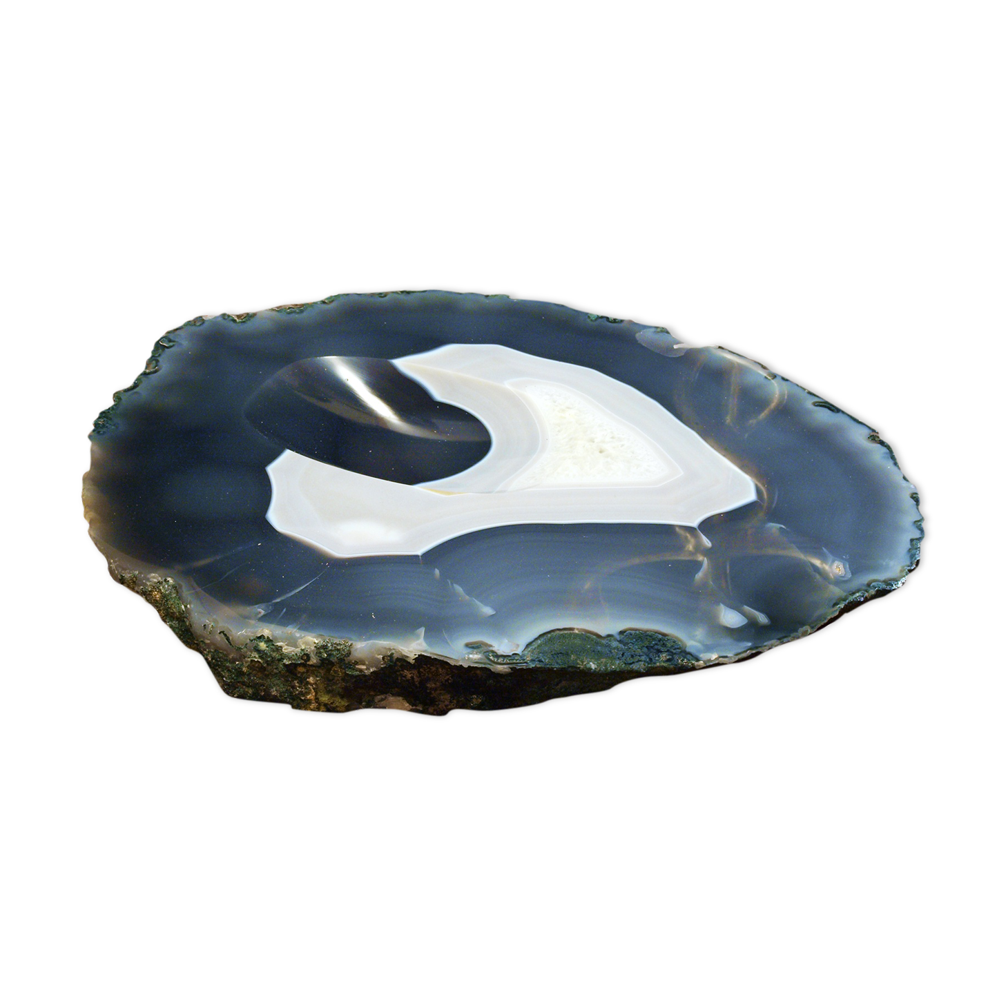 XXL crystallized agate ashtray