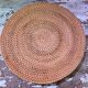 Round wicker tray
