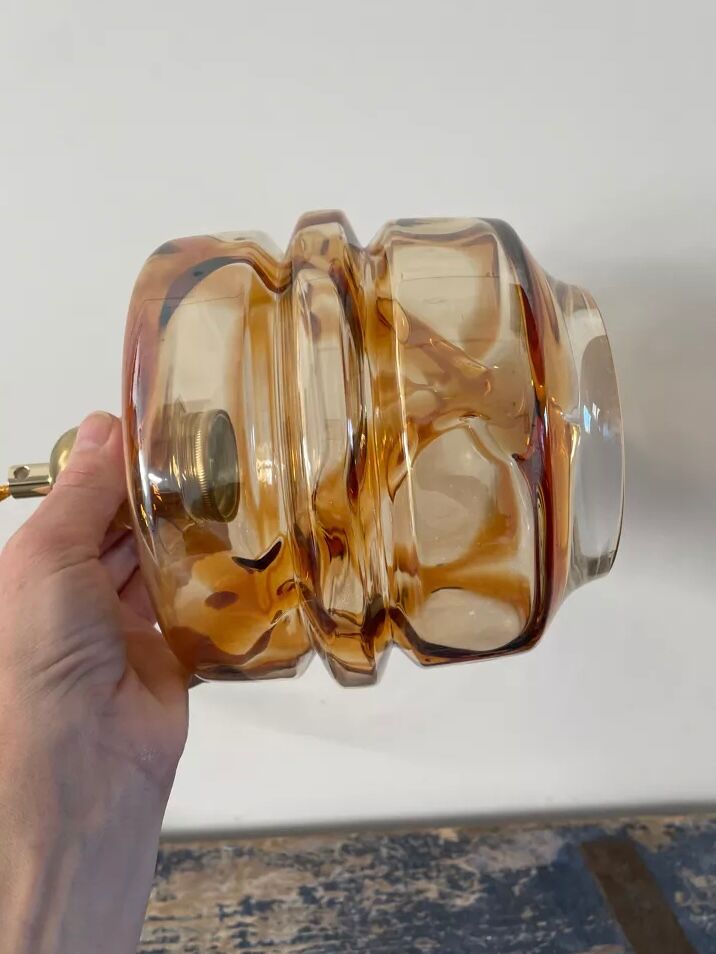 Vintage Murano glass pendant lamp