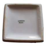 Square porcelain vase Limoges