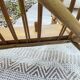 Vintage seventies rattan children's basket.