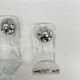 Set of Grohe ice glass bathroom set towel hanger, soap tray and plateau