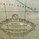 Vintage terrestrial globe Columbus from the 1950s.