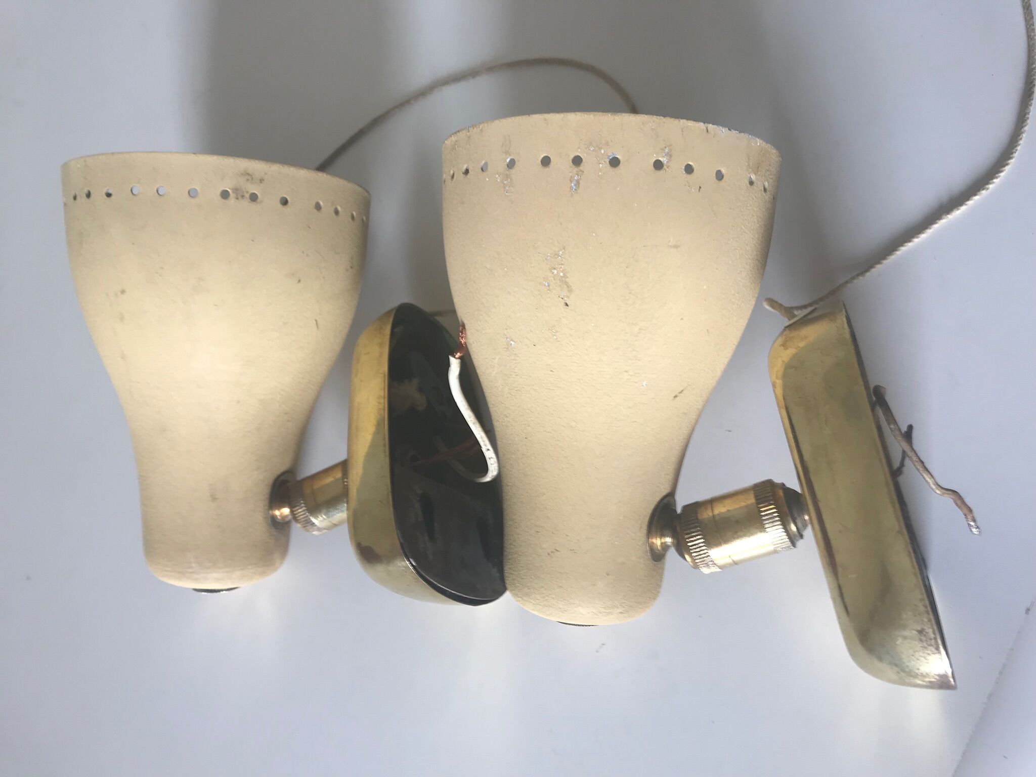 Pair of wall sconces 1960
