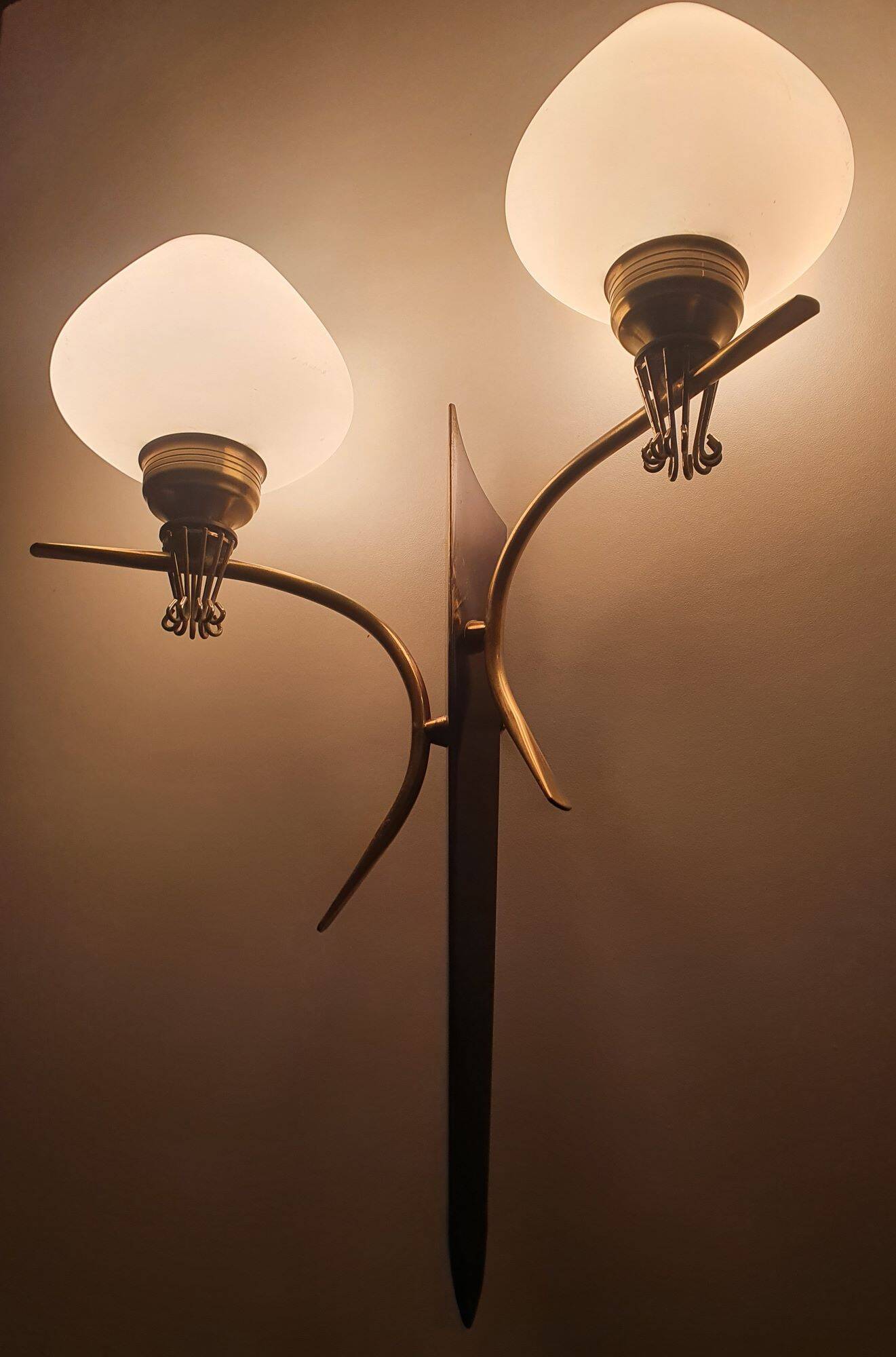 Large Arlus France wall light