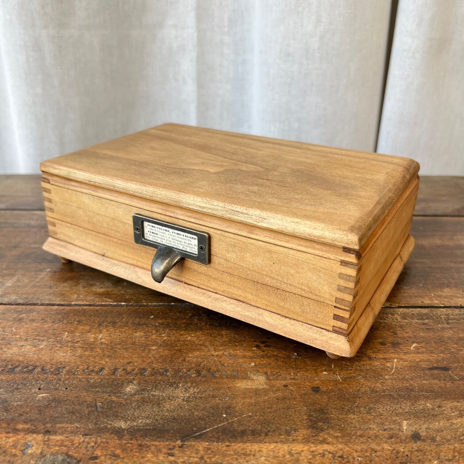 Art deco cigarette dispenser box