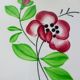 4 dessert plates from Digoin Sarreguemines, Beaucaire model 210842