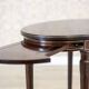 Early 20th Century English Walnut Oval Coffee Table, 1950s