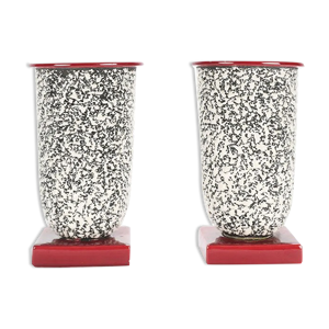 Paire de vases en porcelaine