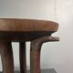 Handmade midcentury African tribal Jimma or Oromo tripod stool side table