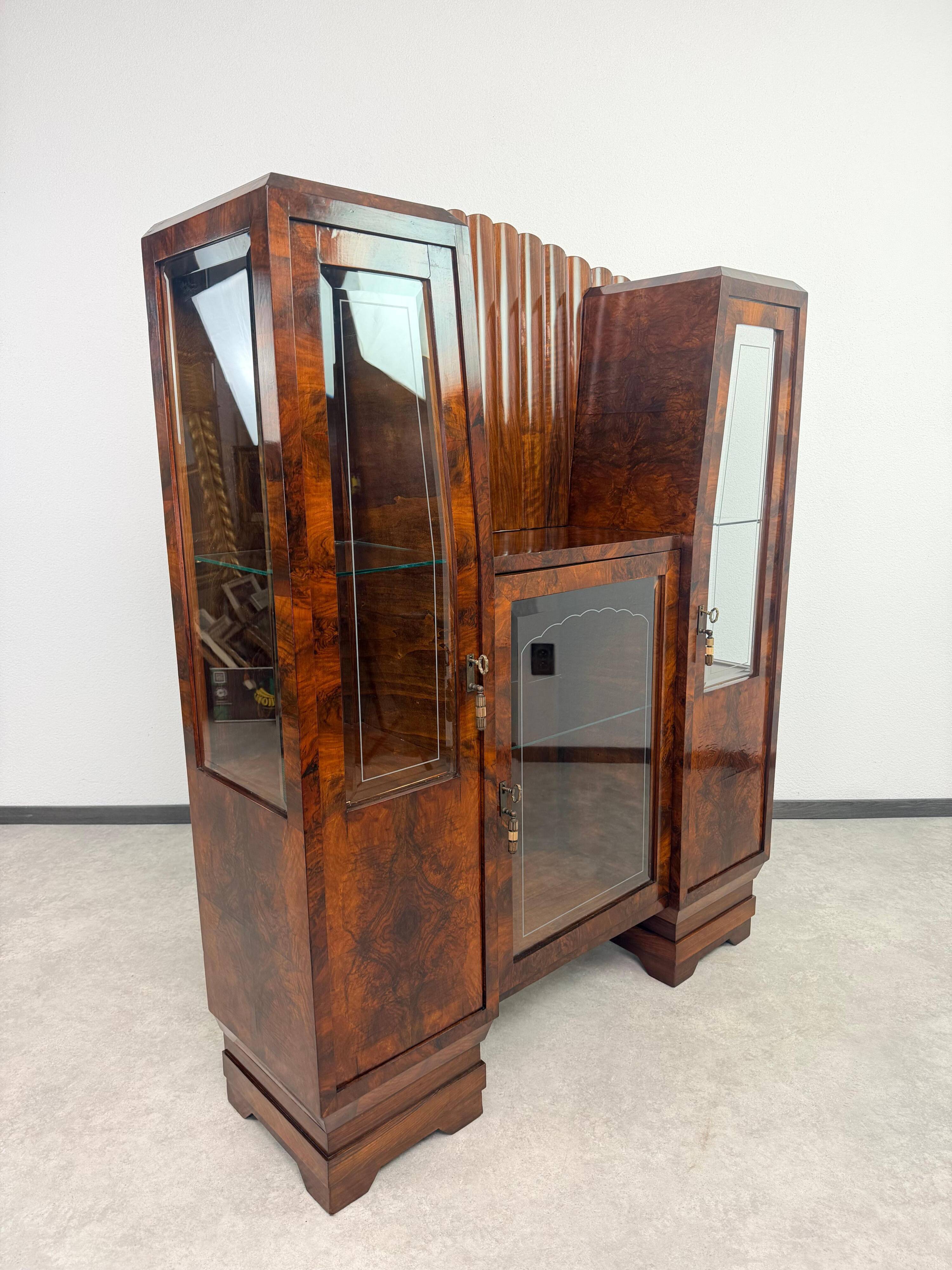 Vitrine art déco française