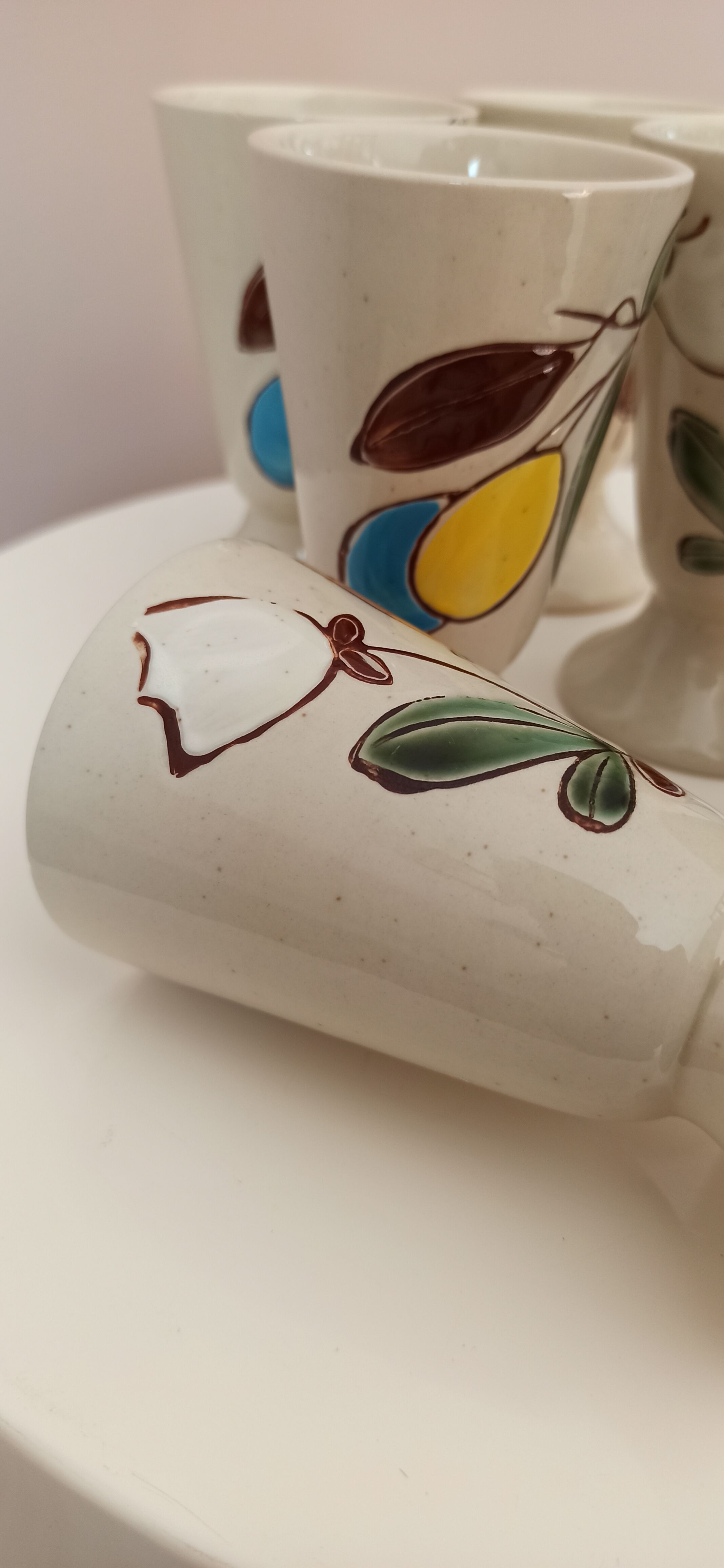 Mazagrans en grès vintage