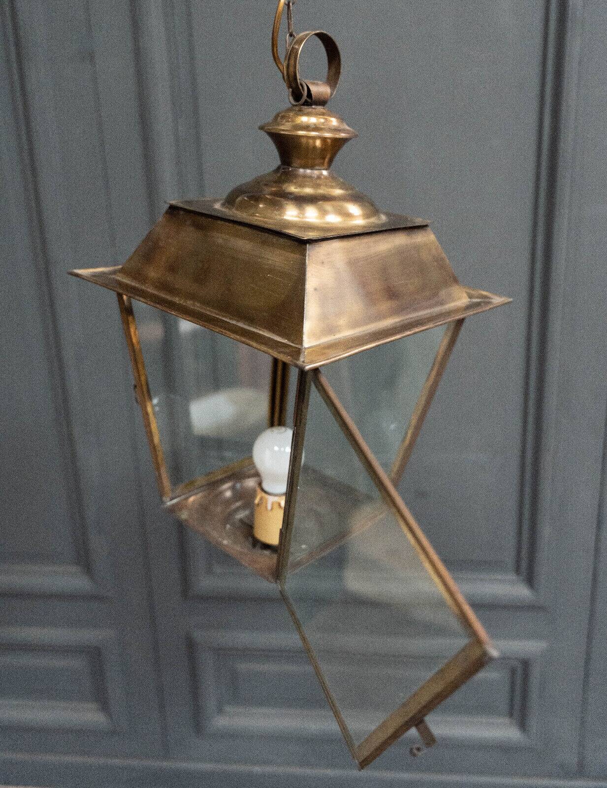 Copper or brass lantern mid-twentieth 1960