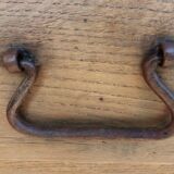 Old Burgundy farm table