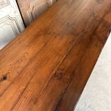 Solid oak kitchen dining room table