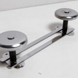 Wall coat rack double hook chrome 1960