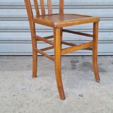 Bistro chair in solid oak