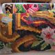 Moldavian kilim cushion