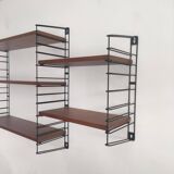Tomado wall unit with wooden shelves by A. Dekker – Tomado