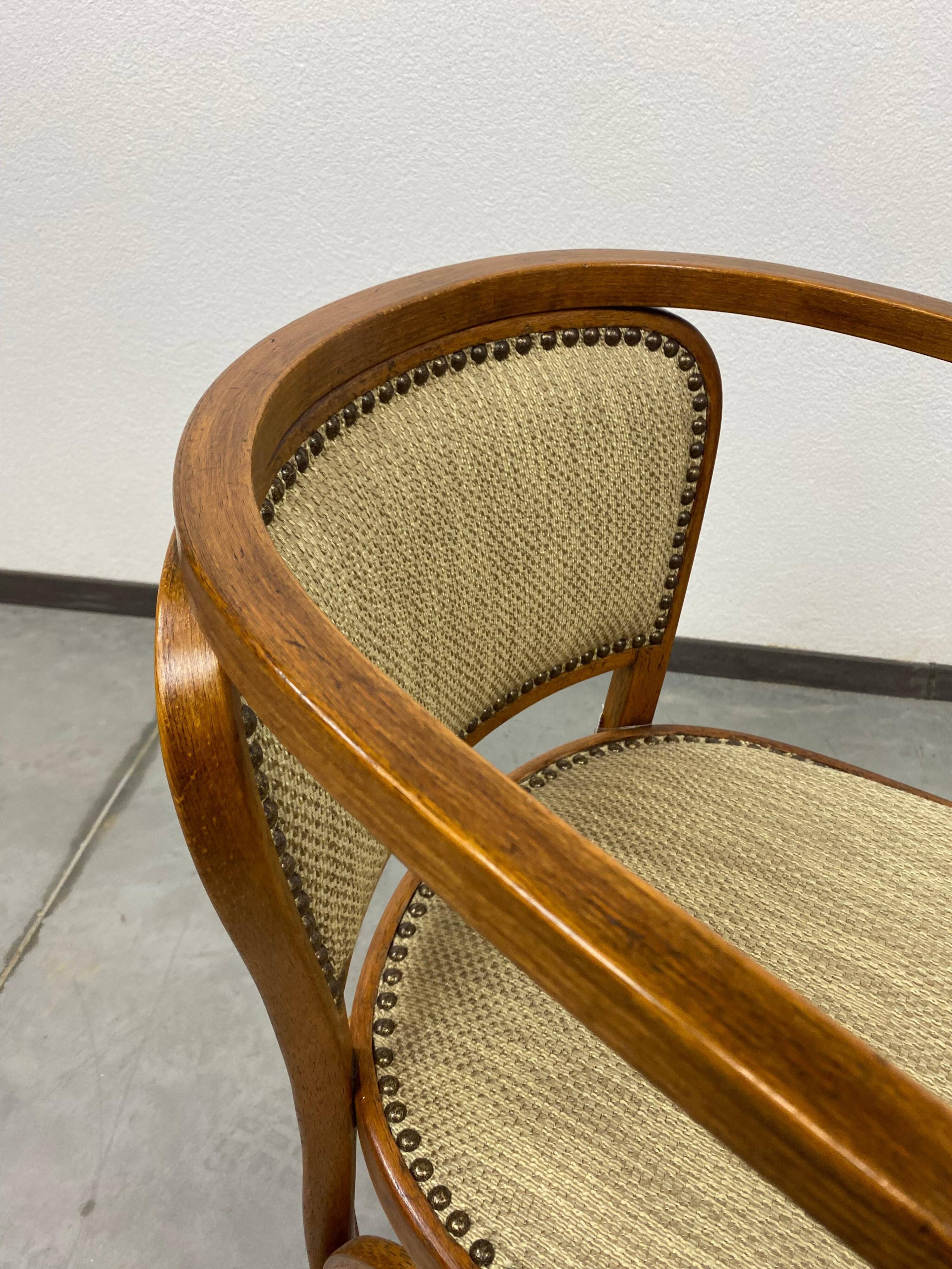 Fauteuil Sécession 715F par Gustav Siegel pour J.J.Kohn