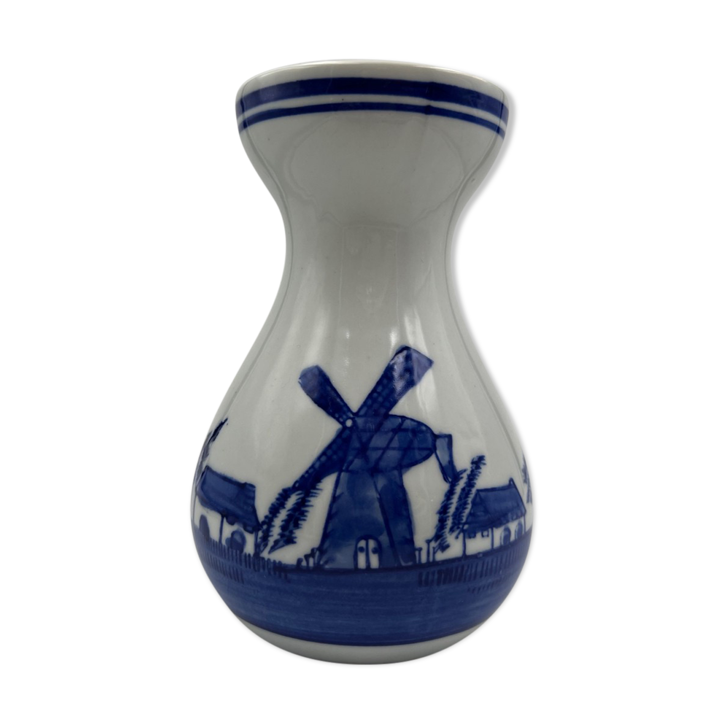 Hand-painted ceramic vase