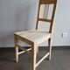 Set of 5 vintage wooden chairs