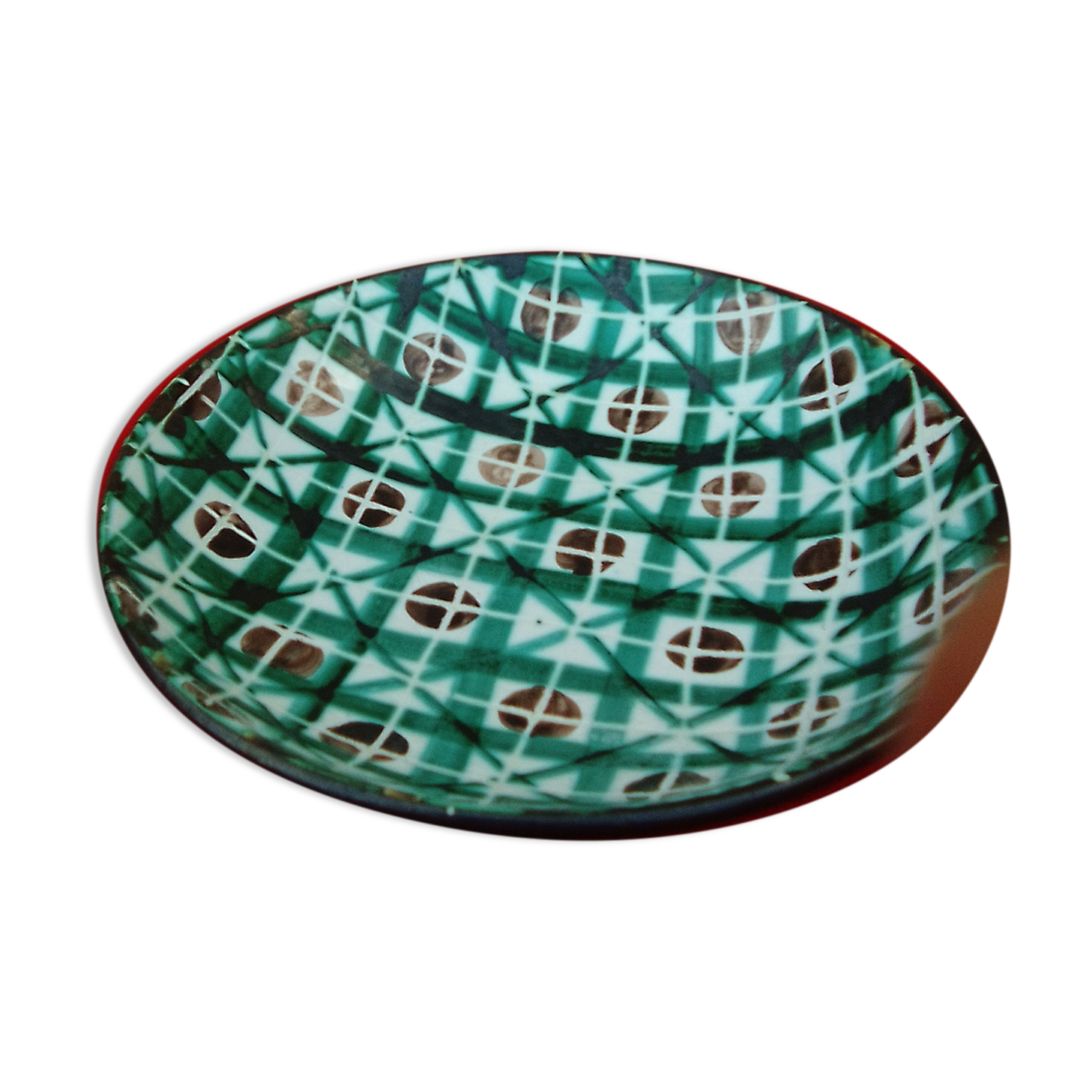Cup signed R P Robert Picault Vallauris diam 14.5 cm
