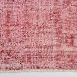 Pale red modern vintage rug