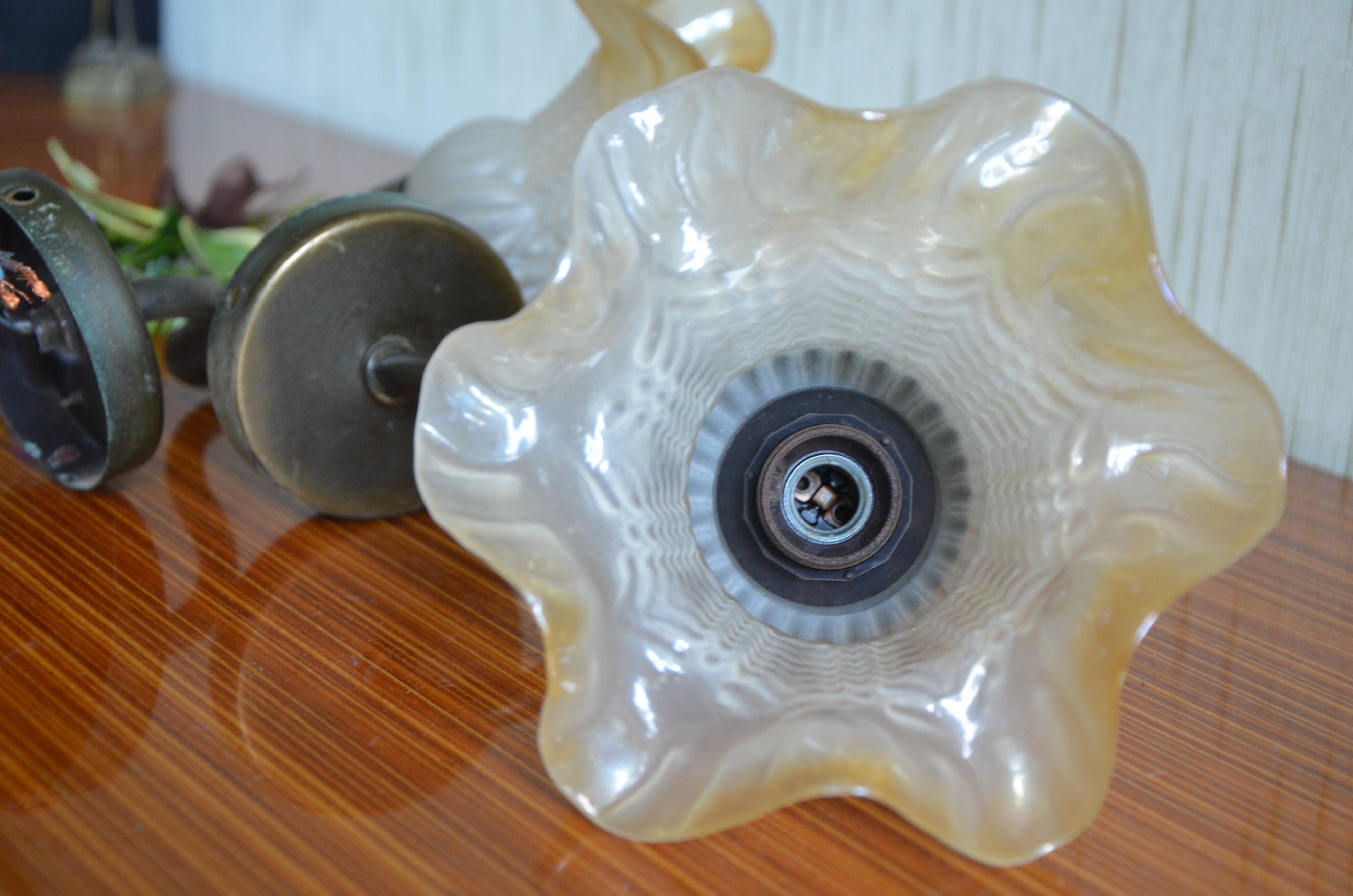 Pair of tulip appliques