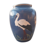 Vase terre cuite vernissée par jean Garillon