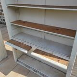 Old pharmacy shelf