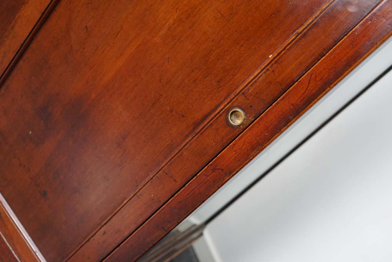 Mahogany counter window late nineteenth century