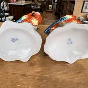 Pair of porcelain parrots Sitzendorf – Germany
