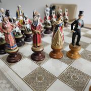 Franklin Mint Raj Collectible Chess Sets, 1970s.