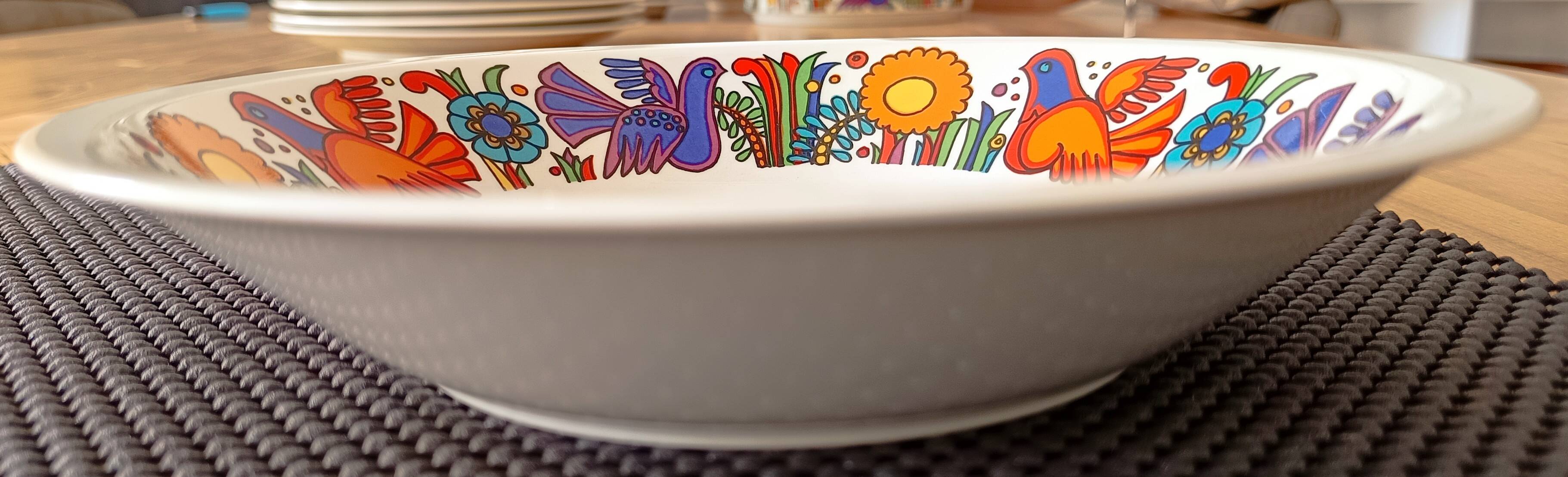 Villeroy & Boch dinner service – Acapulco model (1970s, blue stamp)