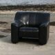De Sede DS 44 armchair, 1970s, black leather.