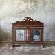 Small Indonesian screen in carved wood H:104 L:106