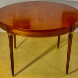 Louis XVI style table in cherry with 2 extensions