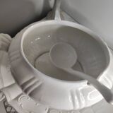 White porcelain soup tureen