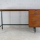 Bureau design bois et acier France circa 1960
