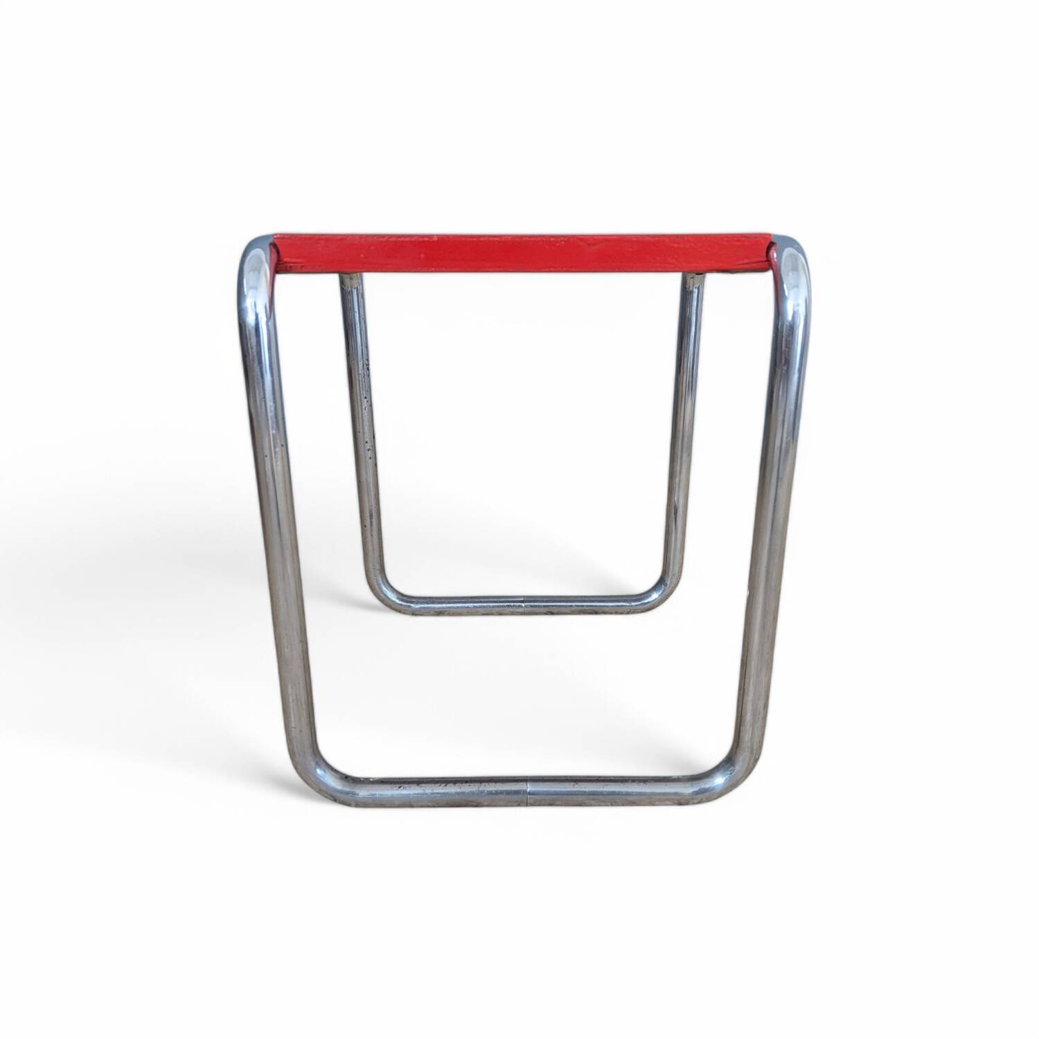 Tabouret de cantine Bauhaus B 9 de Marcel Breuer, années 1930