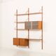 Hansen and Guldborg two bay wall unit, 1960s