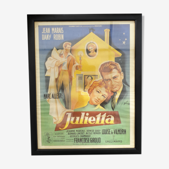Affiche de cinéma originale ancienne Julietta