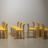 Chairs model 4875 by Carlo Bartoli for Kartell, 1970s, set of 10