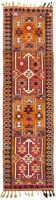 Turkish Handwoven Vintage Herki Kilim 90 cm x 307 cm