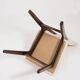 Mid-century modern chair in light cream boucle, 1960s